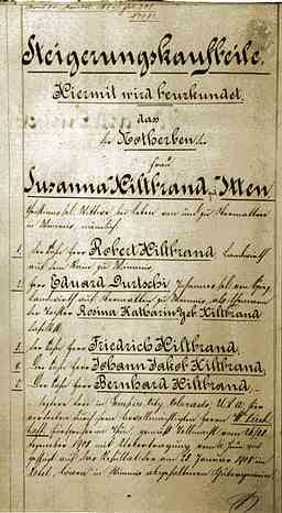 Deed selling home from Hiltbrants to Durtschis