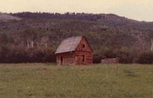 The Gugger Hora - where the Rudolph Kaufman Family lived up Spring Creek in Teton Valley.