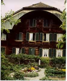 The Durtschi Home in Wimmis now owned by the Wampflers.